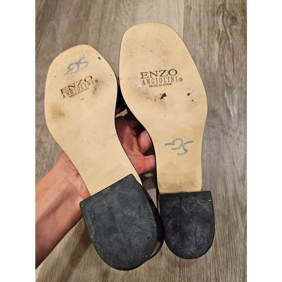 Vintage Enzo Angiolini Slide on heeled shoes size 6M - Picture 9 of 11